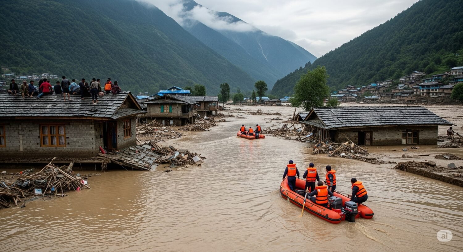 India’s Monsoon Fury: Navigating the Deluge in Himachal and Uttarakhand